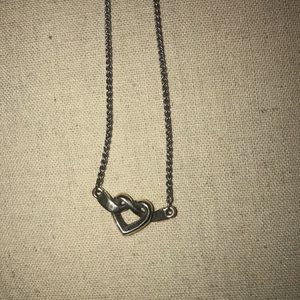 James Avery heart knot necklace